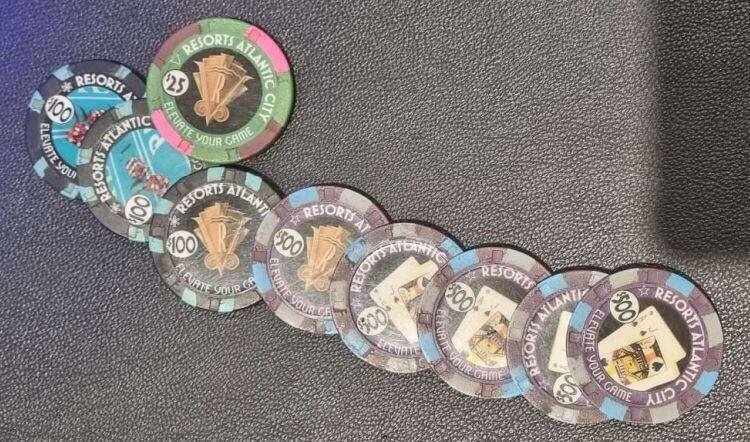 craps chips