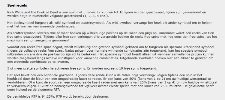 Kansino verlaagt de RTPs van play n go