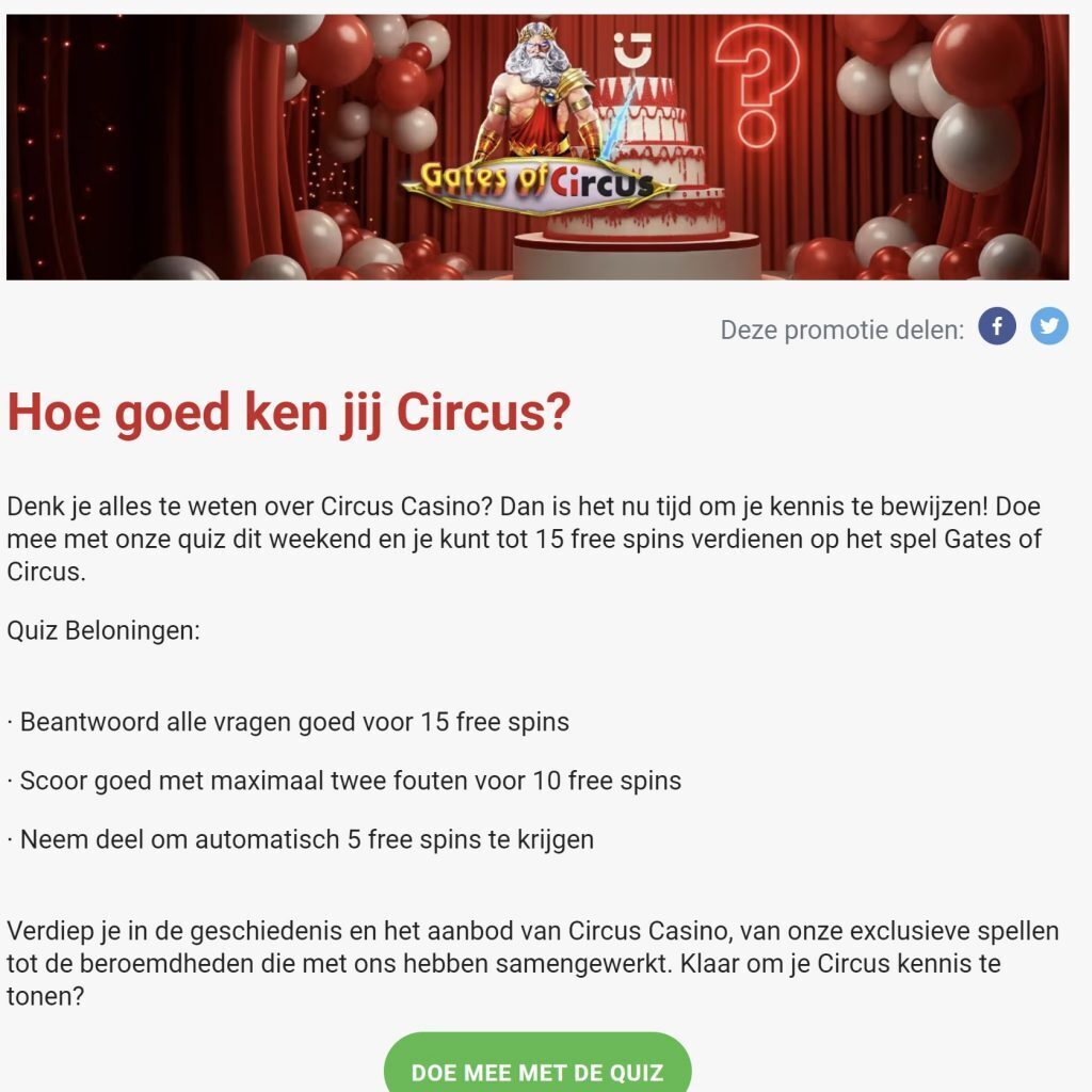 Gates of Circus quiz